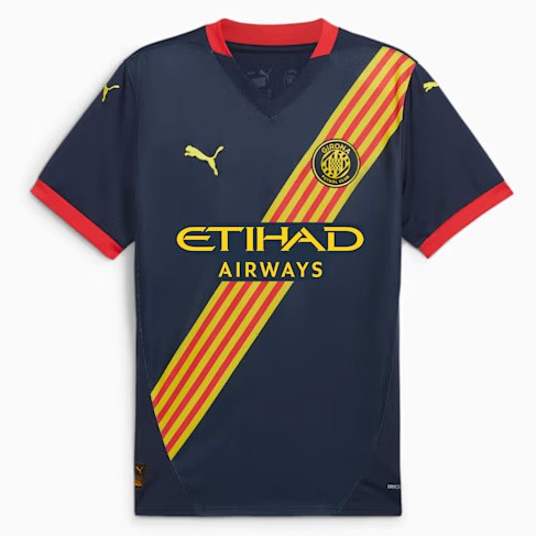 Tailandia Camiseta Girona Replica Segunda Ropa 2024/25